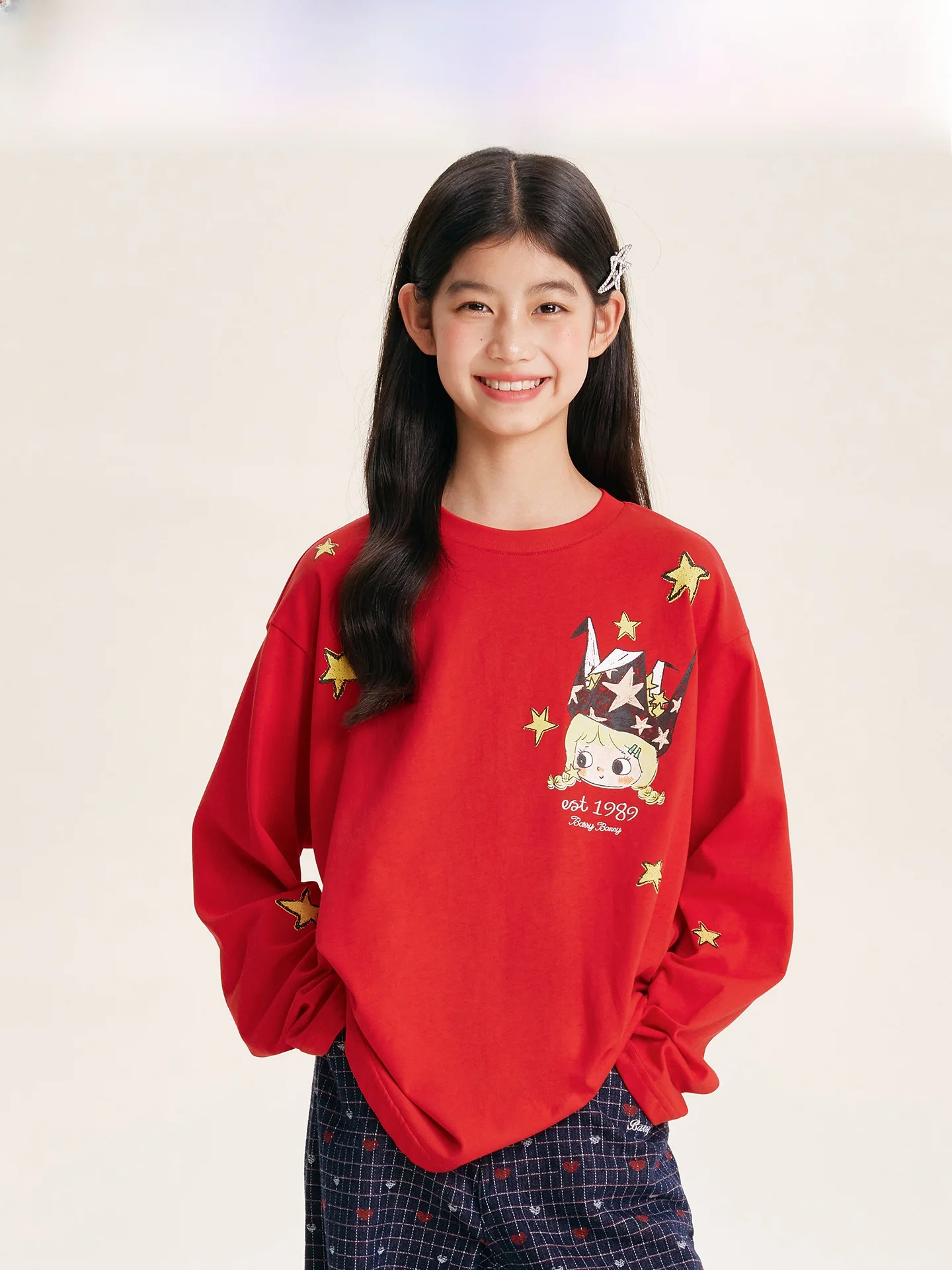 長袖コットンTシャツ【女児・春用・ベニーにデザイン】：こどもの日人気のプレゼントとしての実用性と選定基準