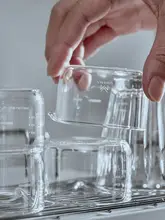 MUVNA コーヒー抽出量カップ【60ml・メモリ付き・ガラス製】