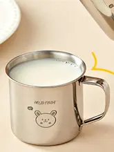 カートゥーンデザインの304ステンレス製子供用カップ【幼稚園用・衛生的】