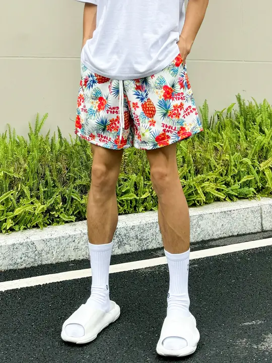 ランニングトレーニングショートパンツ【速乾・スポーツ・サイドメッシュ・膝上丈】