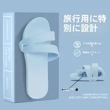 カップル用トラベルスリッパ【夏用・男女兼用・軽量・折りたたみ式・洗い捨て】