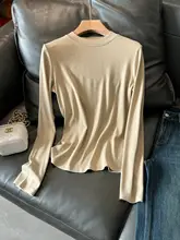 快適な着心地のメリノウール長袖Tシャツ【ラウンドネック・女性用・フィットデザイン】