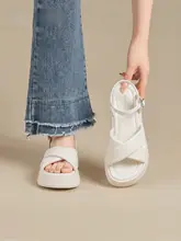 厚底デザインの女性用サンダル【夏用・極上の柔らかさ・カジュアル】