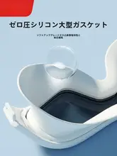 YUKE 防曇加工の高画質プロ用スイミングゴーグル【男女兼用・大フレーム・近視対応・水泳キャップ付き】