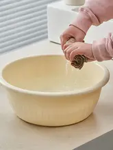 耐久性のあるプラスチック製洗面器【学生寮用・洗濯・洗顔に最適】