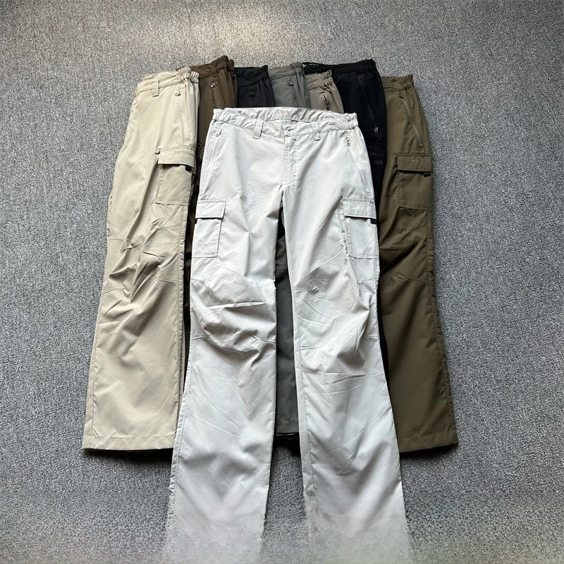 超軽量アウトドア用速乾パンツ【防水・UVカット・多ポケット・登山用】 ストリートファッションの基本アイテム