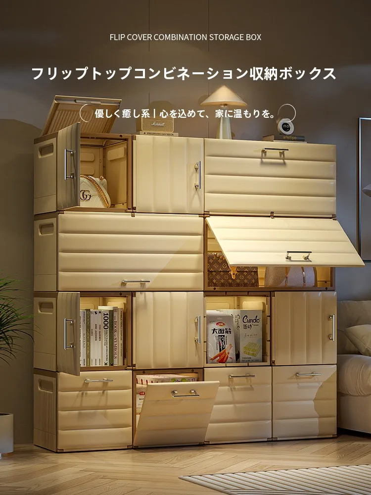 ダブルベッド 収納 大容量：DOCOXO JH2020-XN キャビネットの構造と実用性