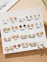 小ぶりなデザインのパール付きピアス【925銀製・ダイヤモンド装飾】