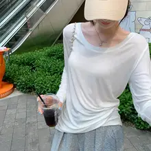 極上の柔らかさの天絲ウール混長袖インナーTシャツ【秋用・ゆったりフィット】