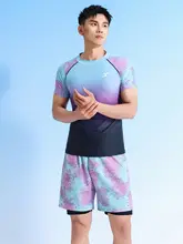 男性用水着【保守的なデザイン・ゆったりしたフィット・トレーニング＆リゾート用】（セットアップ対応）