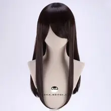 中長髪のコスプレ用ウィッグ【カトウケイ・ブラウン・内巻き】