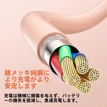 データケーブル iPhone iPad 高速充電 USB 2メートル