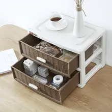 多段プラスチック引き出し収納ボックス【衣類整理・デスクトップ収納】