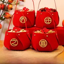 新居祝い果物バスケット【暖かい手提げ装飾用】