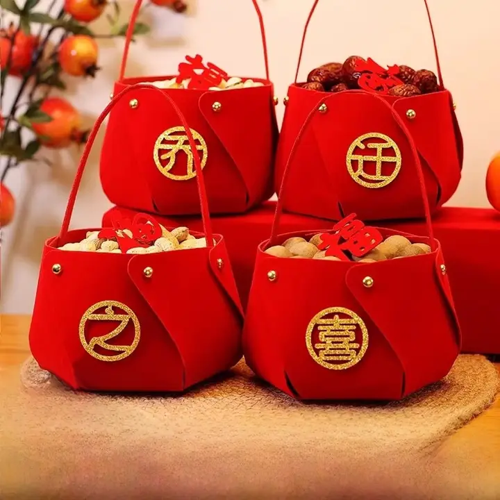 新居祝い果物バスケット【暖かい手提げ装飾用】