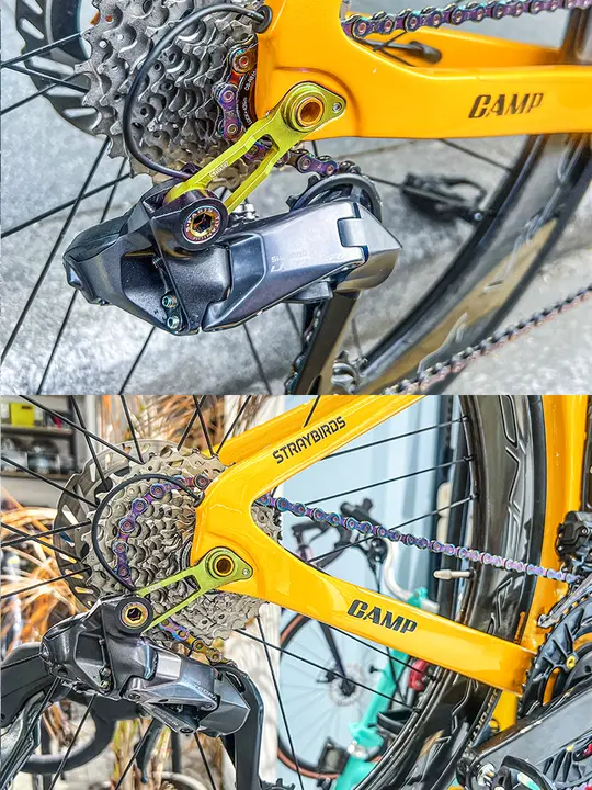 超軽量カーボン製ロードバイク用ディスクブレーキ・リアディレーラー【直付けタイプ】