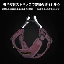 小型犬用ハーネス付きリード【テディ・ビション・ポメラニアン用・安心設計】