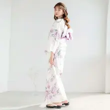 紫藤花デザインの浴衣【夏用・女性向け・ロマンティックスタイル】