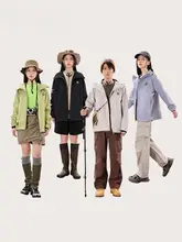 Camel 春秋用 アウトドアシェルジャケット【男女共用・防風・防水・軽量】