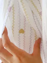 胸パッド付き 授乳トップス【コットン純ガーゼ・ゆったりサイズ・外出可能】