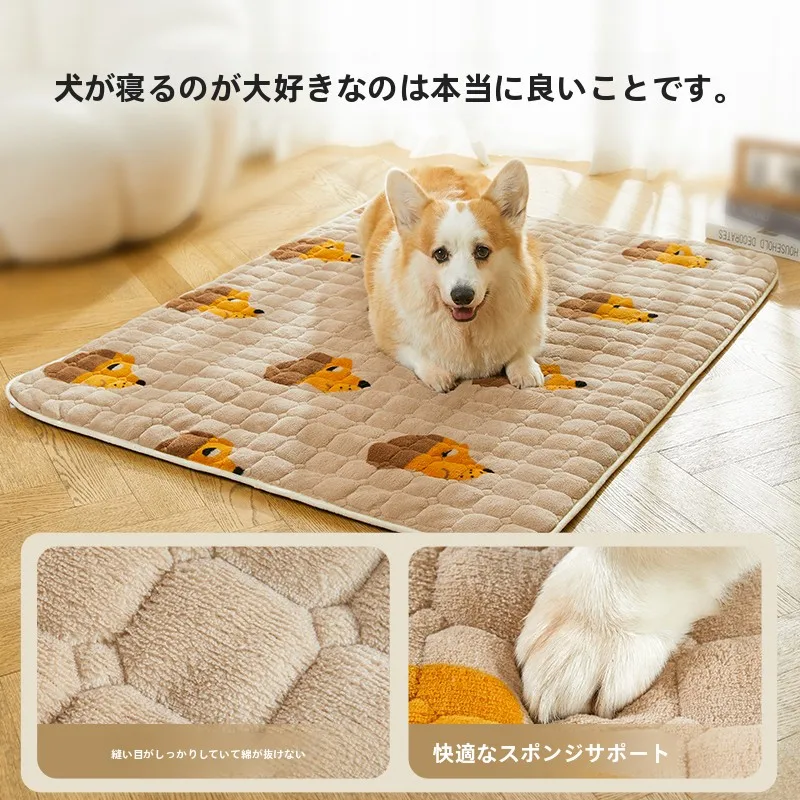 大型犬飼いやすい 寝床マット：四季用ペットマットの実用性とサイズ選定ガイド