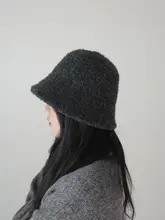 ウールミックスデザインのフェイクファー水桶型フィッシャーハット【シンプルで使いやすい】