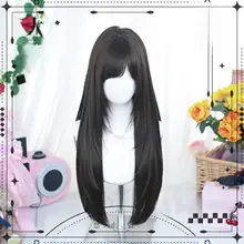 南鸢全頭カバー ロングストレートウィッグ【二次元・日常用・ロリータスタイル】