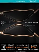 Benks 全画面カバー用高硬度強化ガラスフィルム【iPhone用・熱成形・低反射・高透過性】