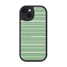 レトロなブルーストライプのスマートフォンケース【全包タイプ・iPhone対応・Android対応】