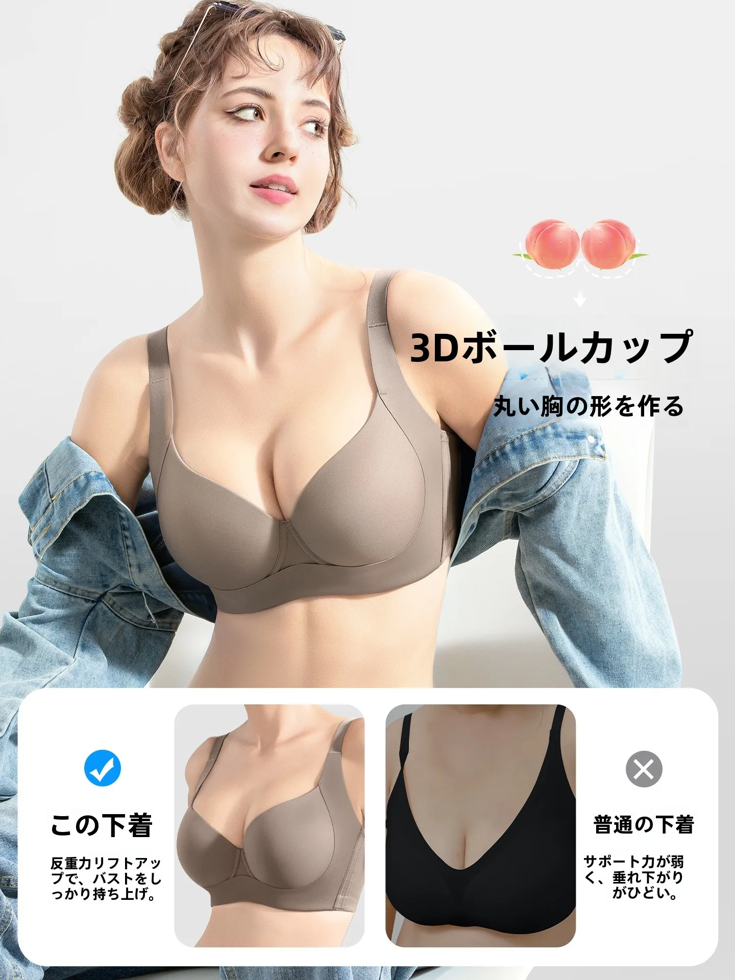 ノンワイヤーブラのサイズ選びで迷うなら、これで解決できる？