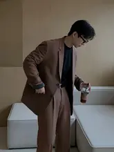 春季用 メンズ薄手ジャケット【シンプルデザイン・カジュアルスタイル・無地】（セットアップ対応）