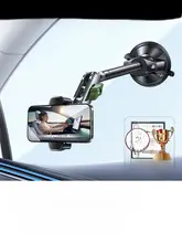 Lisen 車載スマホホルダー【万向調整可能・真空吸盤式】