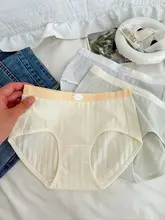 極上の柔らかさのコットン製中腰三角ショーツ【透湿・女性用】