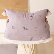 ピーターラビット柄の花びら枕カバー【コットン製・家庭用・防油】（セットアップ対応）
