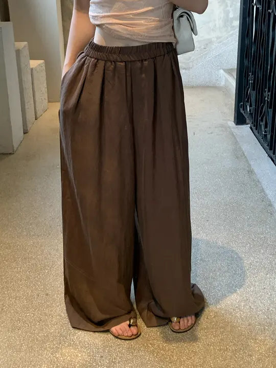 高腰ストレートパンツ【薄手・大人カジュアル・小柄向け】