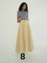 スカート レディース ヴィンテージ インスタ映え シンプル 着回し 上品 春夏「SHALIN」