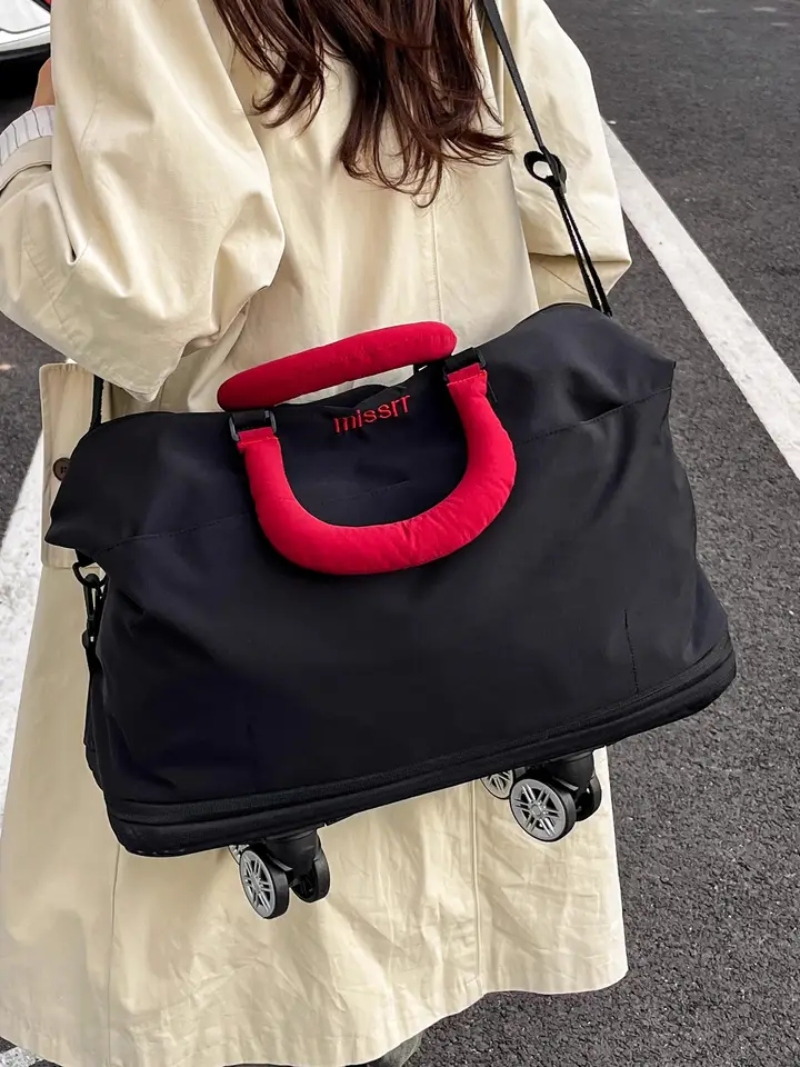 耐久性のあるキャリーバッグ【取り外し可能なキャスター付き・女性向け・旅行用】