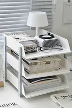 ファイルスタンド 卓上ラック 多段 縦型 書類整理 A4対応 オフィス デスク 収納