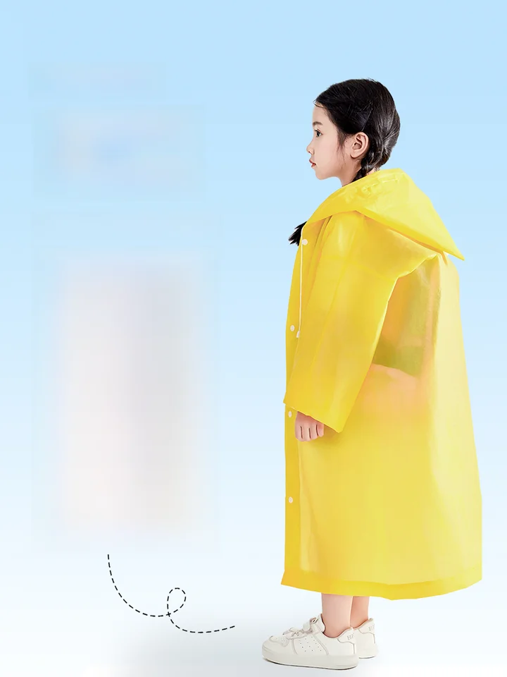 GUXU 子供用レインコート【使い捨て・旅行用・コンパクト・男の子・女の子対応】（セットアップ対応）