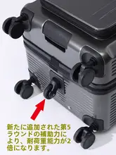 大容量サイドオープンキャリーケース【拡張可能・旅行用・パスポートロック付き】