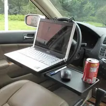車載用折りたたみテーブル【多機能ノートパソコンスタンド・後部座席用・食事用トレー】