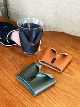 革製コーヒーカップカバー【防熱・滑り止め・デザイン性】