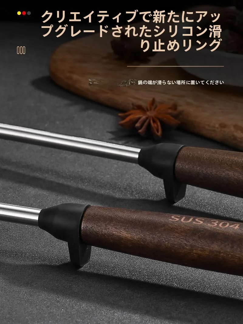 厚手304ステンレス調理器具：煎炒スパチュラ・スープスプーン・フライ返しセットの実用性と使い分け
