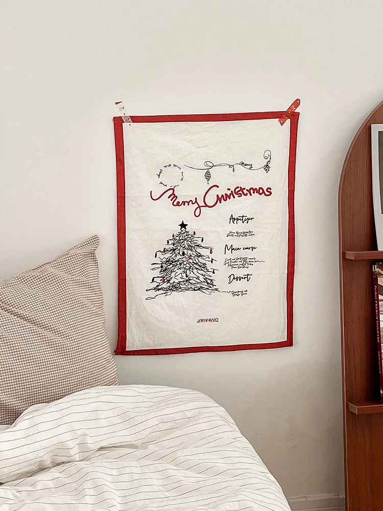 ラインクリスマス背景をどう選ぶ？ヴィンテージな雰囲気で心を癒す掛け布の選び方