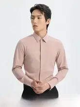 ビジネスカジュアル メンズシャツ【春用・微ストレッチ・長袖】