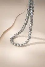 真多麻 真珠ネックレス【軽やかで高級感のあるデザイン・セレブ風】