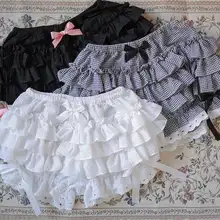 ロリータスタイルの南瓜パンツケーキスカート【多層構造・フレ  アデザイン・早秋用・防狼インナー】（セットアップ対応）