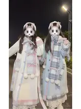 リボン付きチェック柄ノーカラーコートワンピース【毛糸・可愛らしいデザイン】（セットアップ対応）