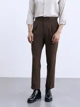 ビジネスカジュアル用 メンズストレートパンツ【撥水・ブラック・スリムフィット・イタリアンスタイル】