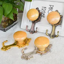 天河花柄の新しいアクリルカーテンフック【壁掛け用・亜鉛合金製・装飾用】